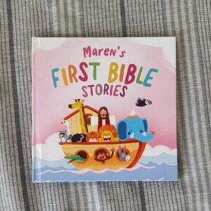 Maren's First Bible Stories Book - personalized Name Book Maren